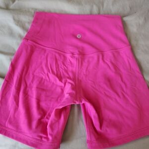 lululemon athletica Women's Vibrant Pink Bike Shorts
